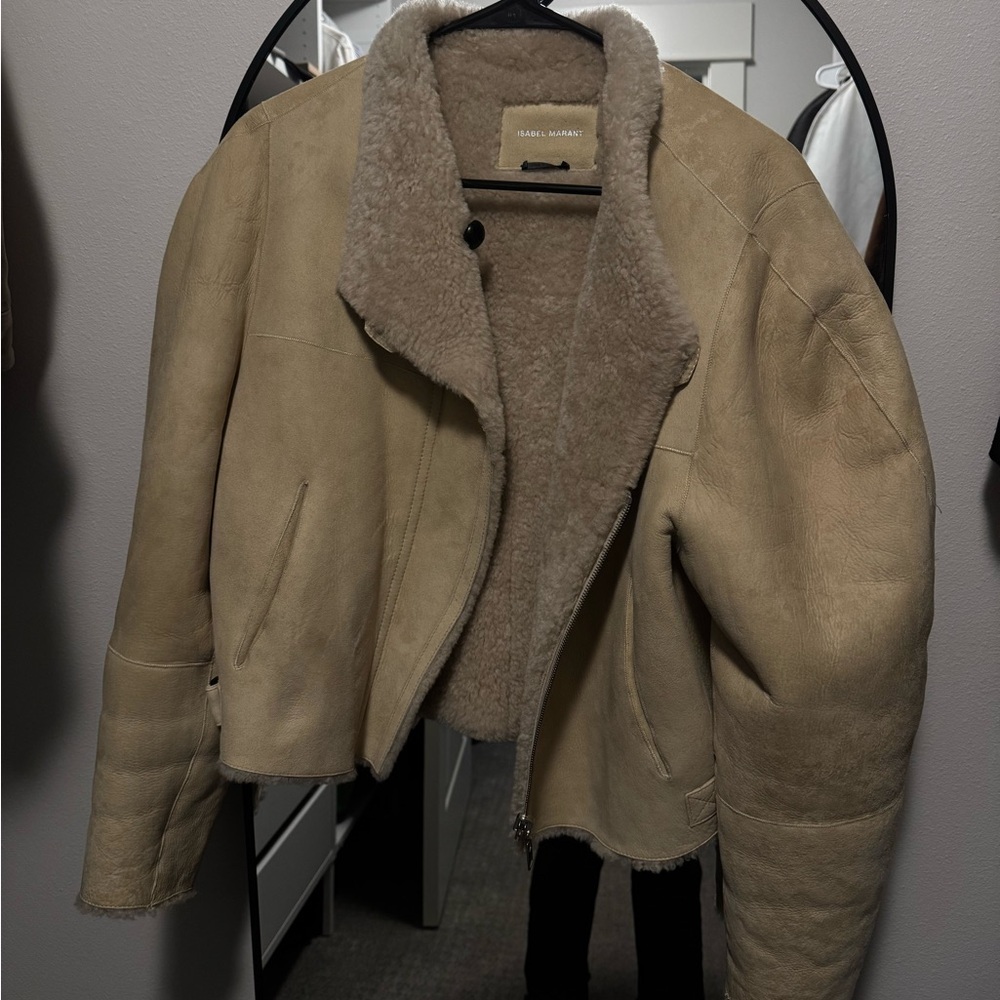 NWT Isabel marant shearling jacket